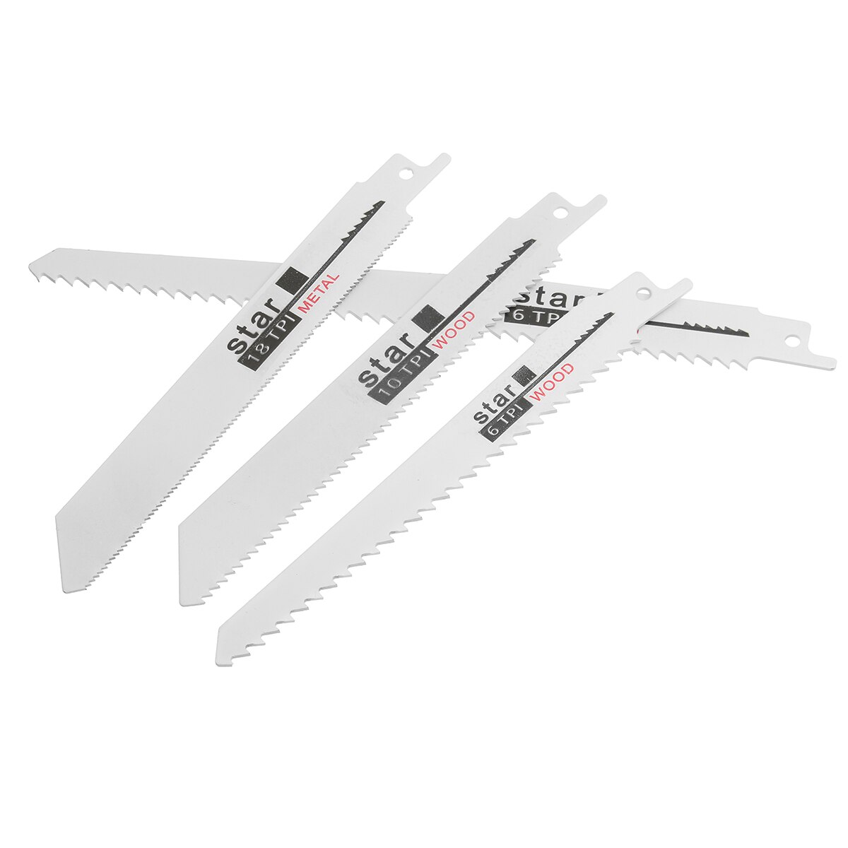 10pcs Reciprocating Saw Blade for Wood Metal Cutting