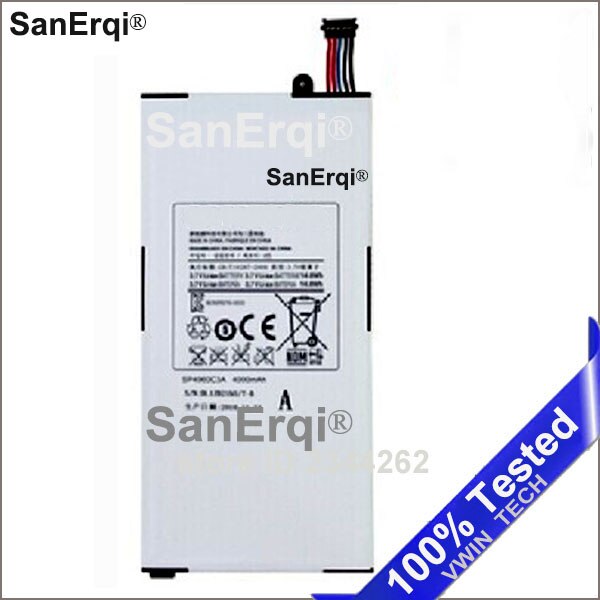 P4960C3A 4000 mah batterij voor Samsung Galaxy Tab P1000 P1010 GT-P1000 Tablet Batterij