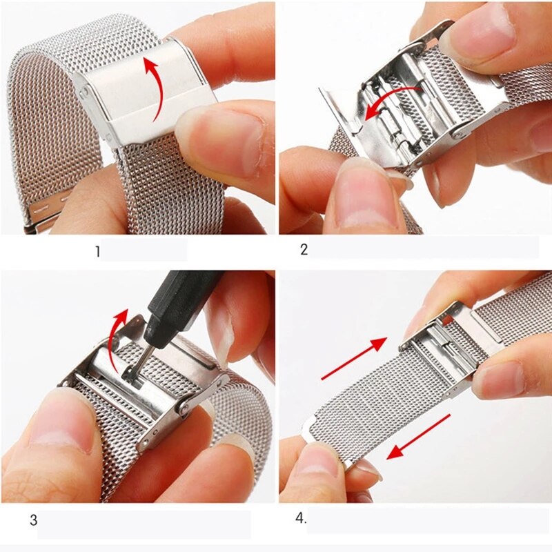 For Amazit Bip Strap Correa Stainless Steel Bracelet for Xiaomi Huami Amazfit Bip Bit Youth Milanese Metal Watchband Wristband