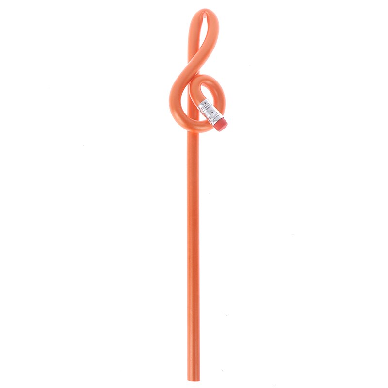 Lápiz Musical multicolor, lápiz de notas, decoración de , papelería escolar/de oficina, de música 1 unidad: Naranja