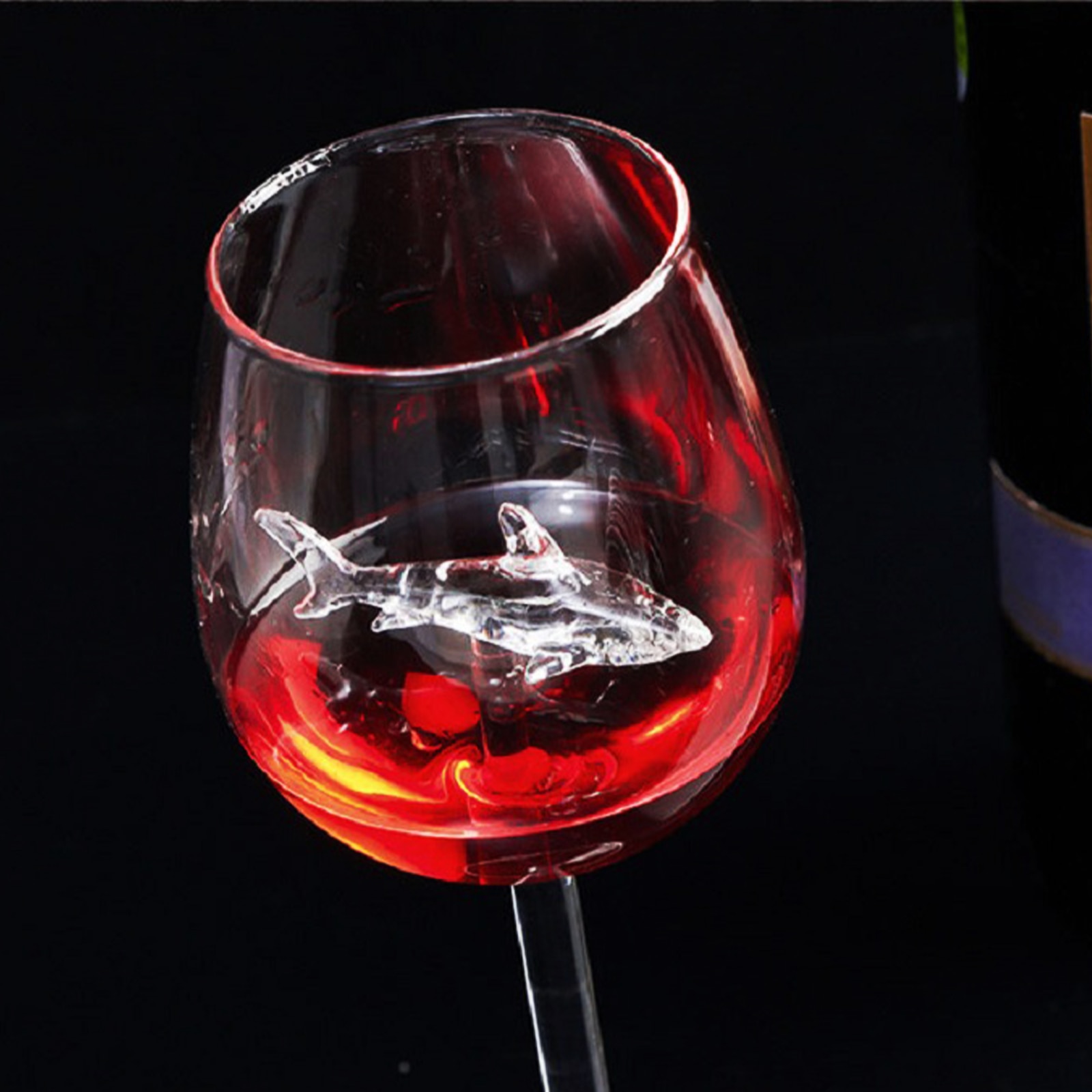 Shark Wine Glass Cup European Crystal Red Wine Cup Wedding Party High Borosilicate Glass Cocktail Bar Decorating