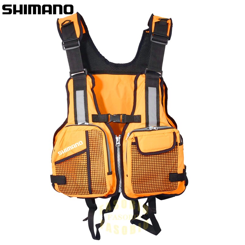 Shimano Angeln Schwimmweste Erwachsene Schwimmen Leben Weste draussen Auftrieb Kajak Angeln Weste Treiben Bootfahren Rettungs Jacke: Gelb