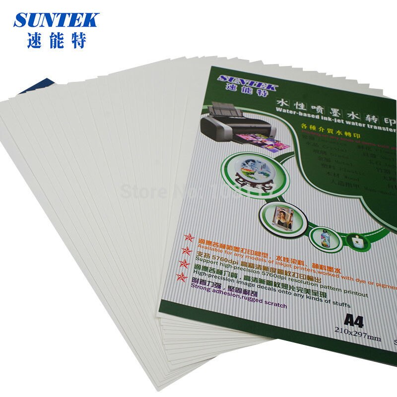 (20 stks/partij) Waterglijbaan Decalpapier Water Transfer Printing Papier met A3 Size made in China