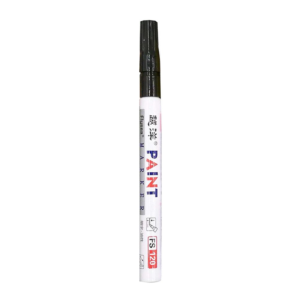 Bildæk maling tusch vandtæt bil maling pen ridse reparation pen remover maling maling tusch pen biltilbehør: Sort