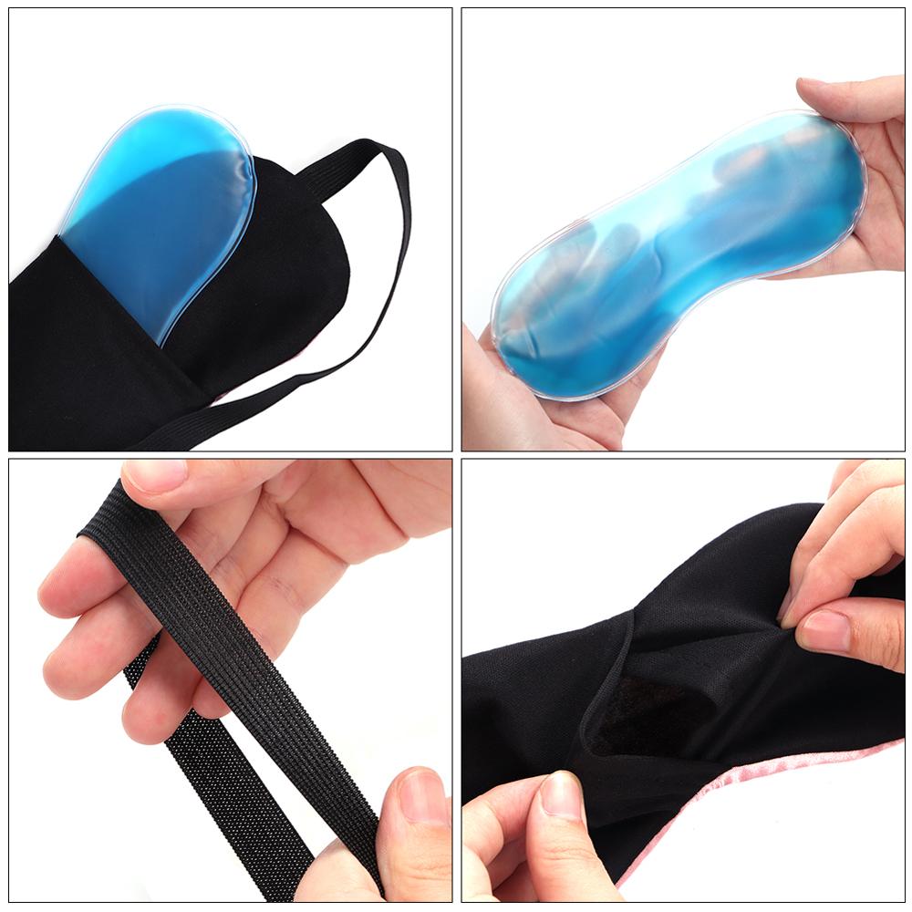 Cartoon Cute Cotton Sleep Eye Mask Eye Cover Sleeping Mask Protective Funny Eyepatch Relax Eye Band Sleeping Aid Kids Blindfold