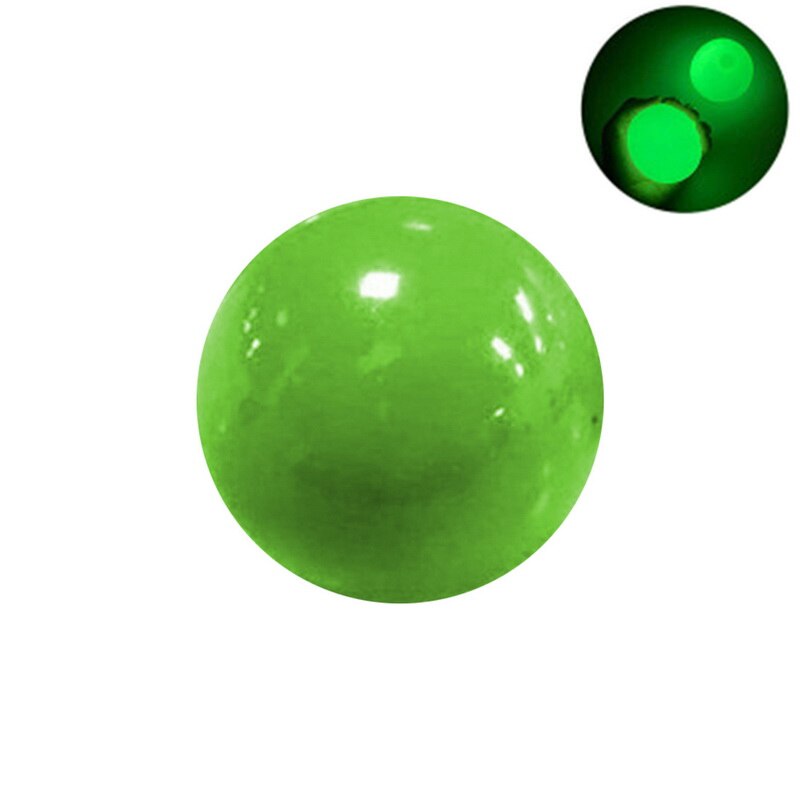 6cm Luminous Stick Wall Ball Decompression Ball Sticky Squash Ball Suction Decompression Toy Sticky Target Catch Throw Ball: 1PCS Green Luminous