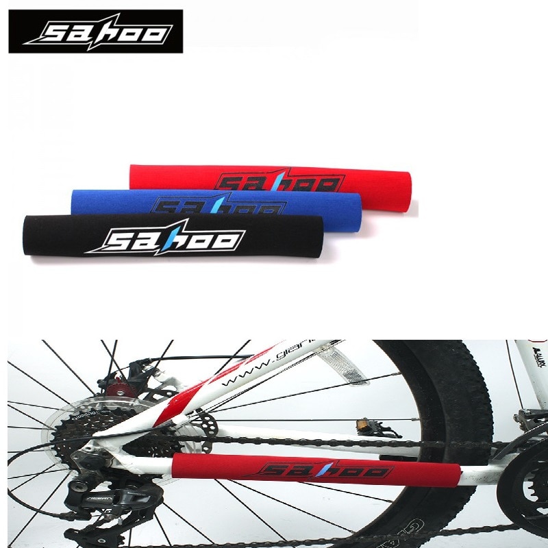 SAHOO Bicycle Chain Protective sleeve MTB Road Folding Bike Chain Protective Jacket 20cm x 10cm Bicycle Practical Accessories