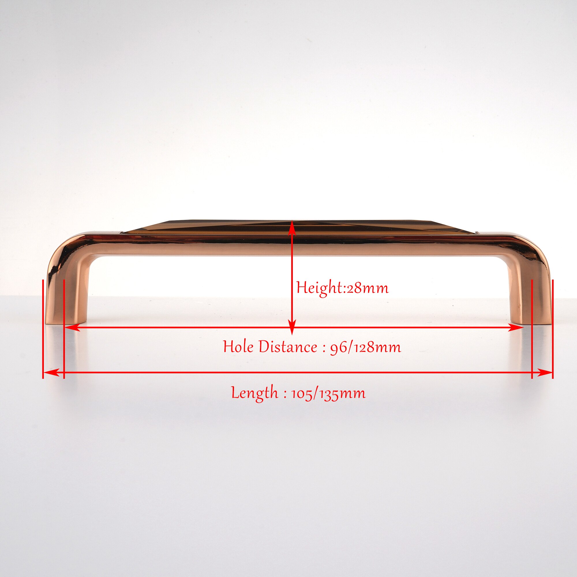 3.5/5.0 ''Crystal Handvat Schuifdeur Handgrepen Voor Meubels Kastdeur Lange Handvat Kledingkast Pull