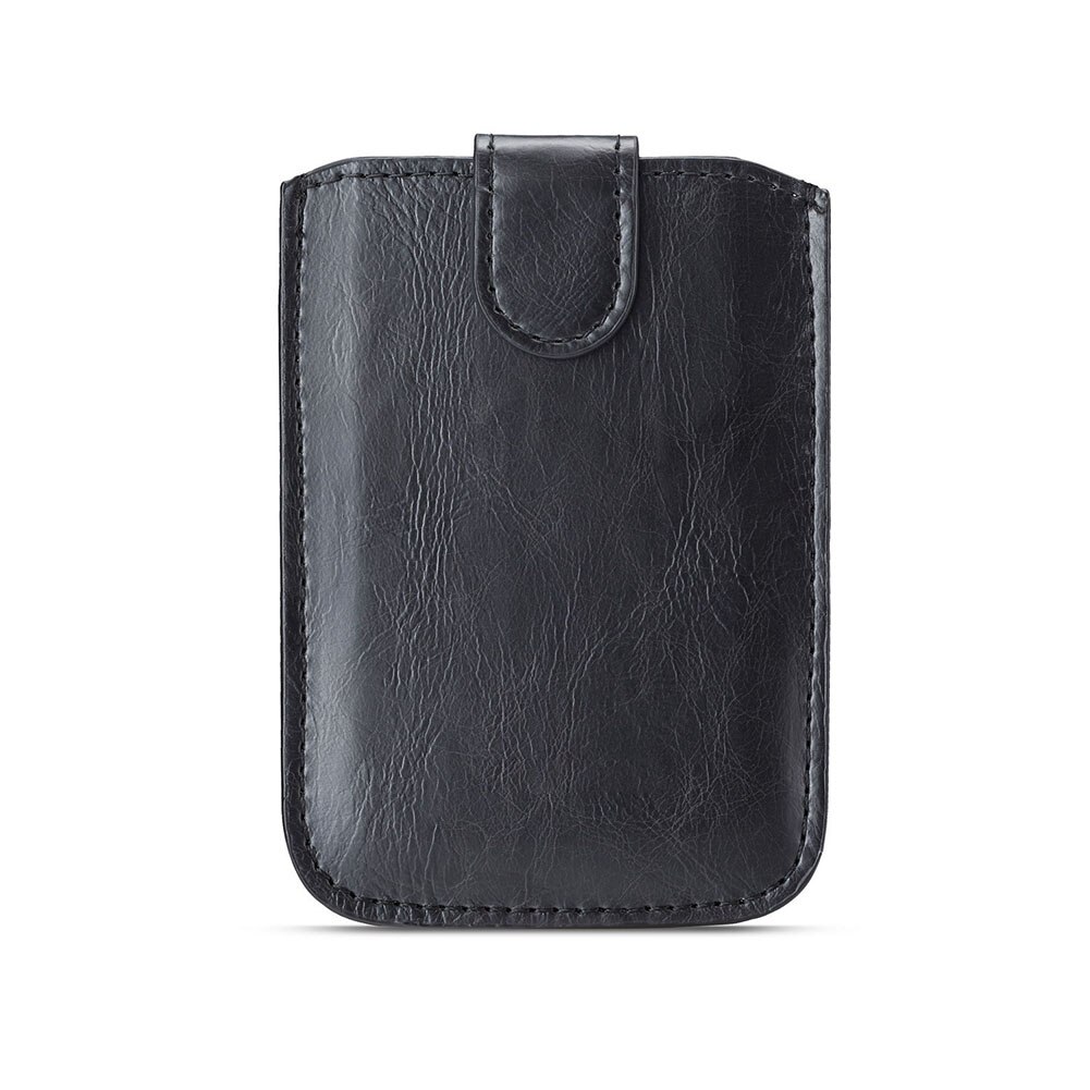 unisex Aufkleber Lagerung Tragbare Tasche Klebstoff Brieftasche Tasche Stock-auf PU Leder Multifunktionale Telefon Zurück Karte Halfter