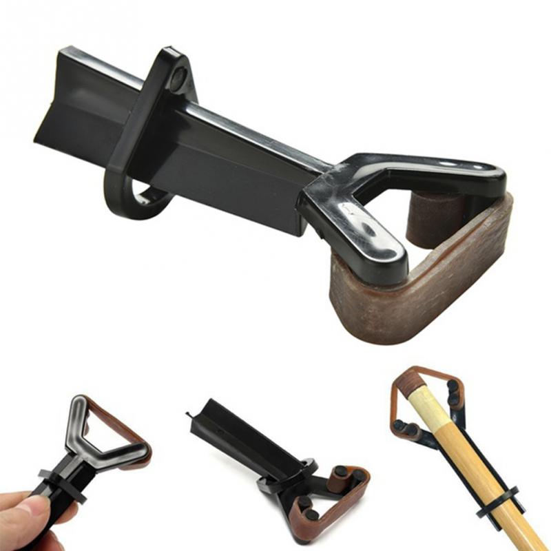 Billiard Pool Cue Tip Clamp Plastic Y-shaped Glue on Fastener Repair Tool Billiard Rod Tool Accessory