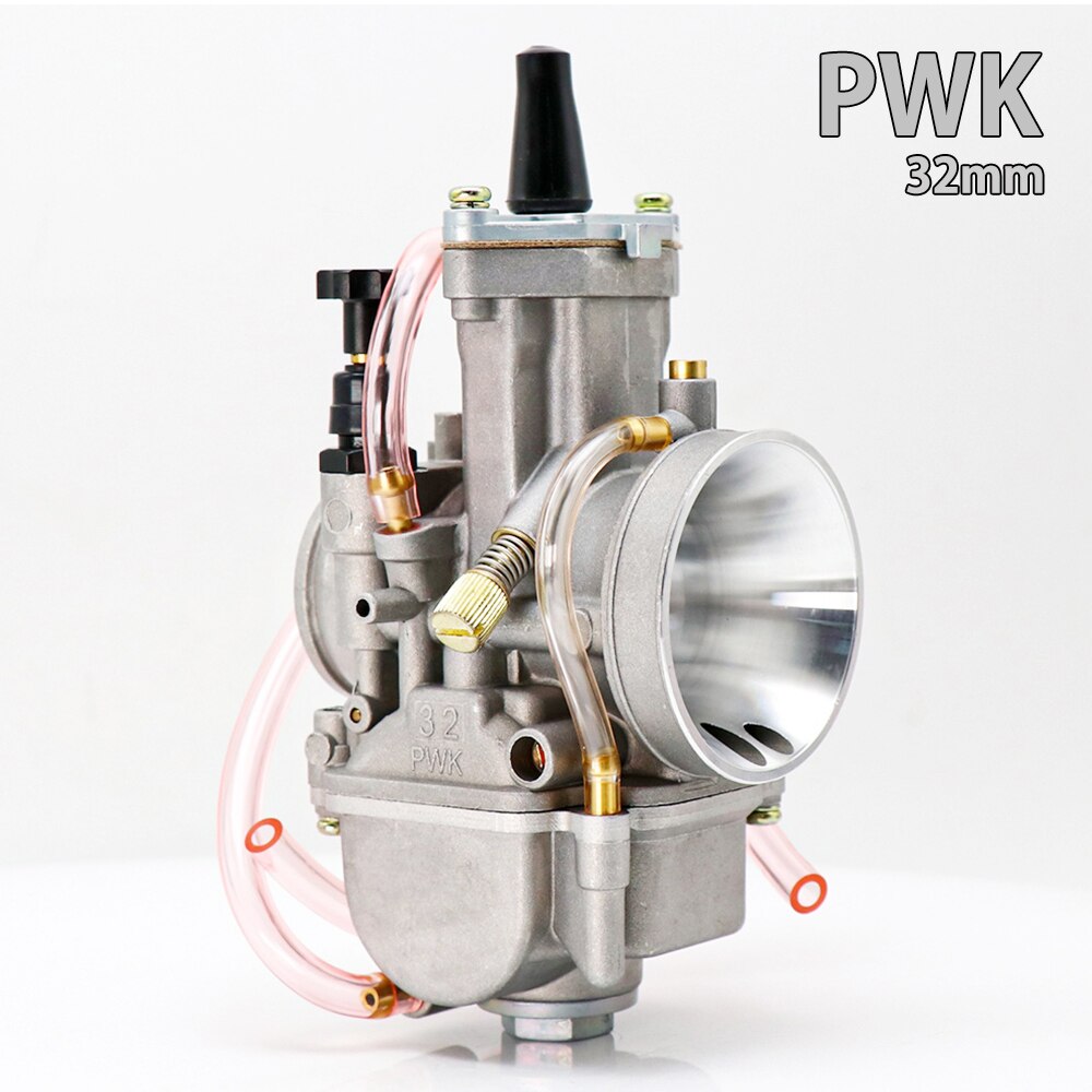 SCL MOTOS-carburador PWK para motocicleta, 21, 24, 26, 28, 30, 32, 34mm, con Power Jet para 2T, 4T, Keihin, Koso, PWK, 75cc-250cc: 32mm