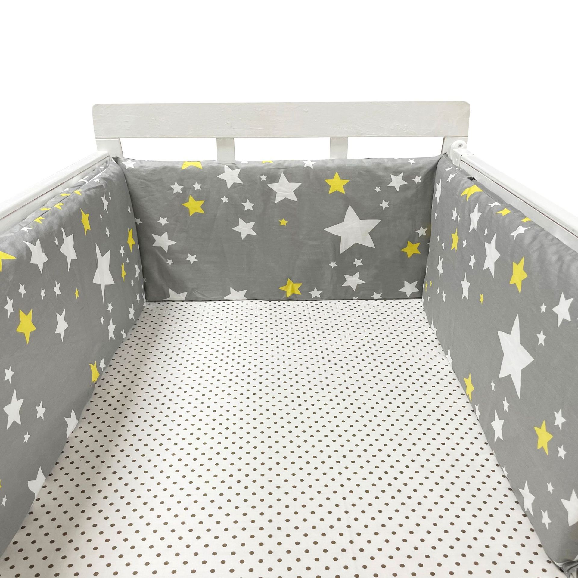 Baby Krippe Stoßfänger Baumwolle Verdicken einteiliges Krippe Um Kissen Bett Protector Kissen Neugeborene Zimmer Bettwäsche Decor zimmer dekoration