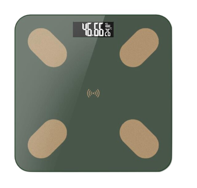 Smart Body Scale LCD Digital Bluetooth BMI Weight Monitor Tools Scale: Green