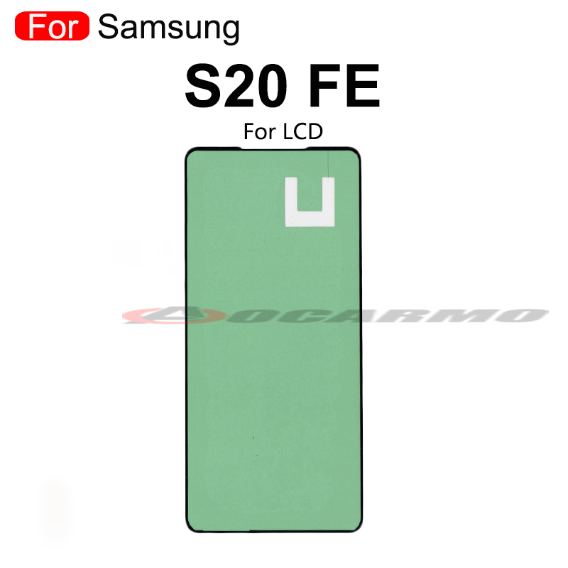 Do Samsung Galaxy S20 FE S20fe wodoodporny klej przedni ekran LCD tylna pokrywa naklejki bateria obiektyw aparatu klej naprawa części: Czerwona róża