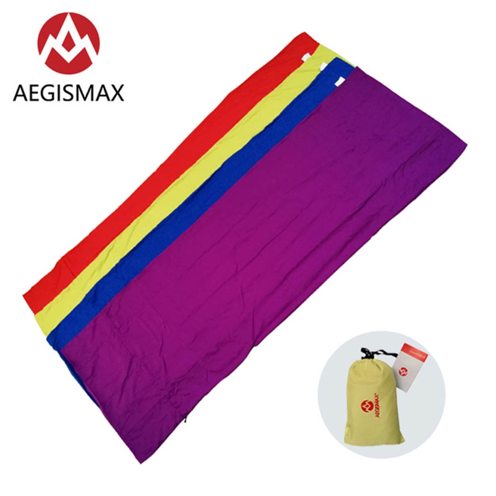 Aegismax udendørs ultralet camping kuvert sovepose liner bærbar sommer vandring rejse motel isolation beskidt liner