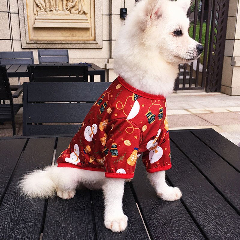 Kerst Hond Kleding Jaar Huisdieren Honden Kleding Voor Kleine Middelgrote Honden Kostuum Chihuahua Huisdier Shirt Warm Hond Kleding Yorkshire