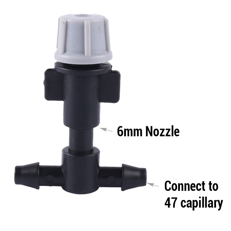 50X Spray Water Mist Verneveling Nozzle Tuinieren Waterkoeling Systeem Kas Planten Spuiten Sproeierhoofd Spuitmond