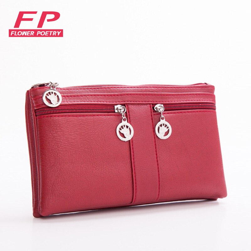 Koblinger kvinder skuldertasker pu læder kuvert kobling tasker håndtasker damer fest pung crossbody aften tasker: Rød