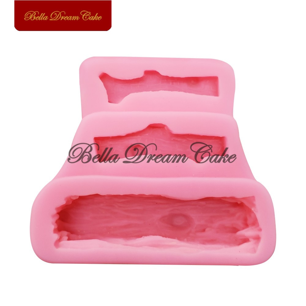 Trädgren silikonform fondant gumpaste tårtformar tårtdekoreringsverktyg gör-det-själv handgjorda lertvål hartsform bakverk