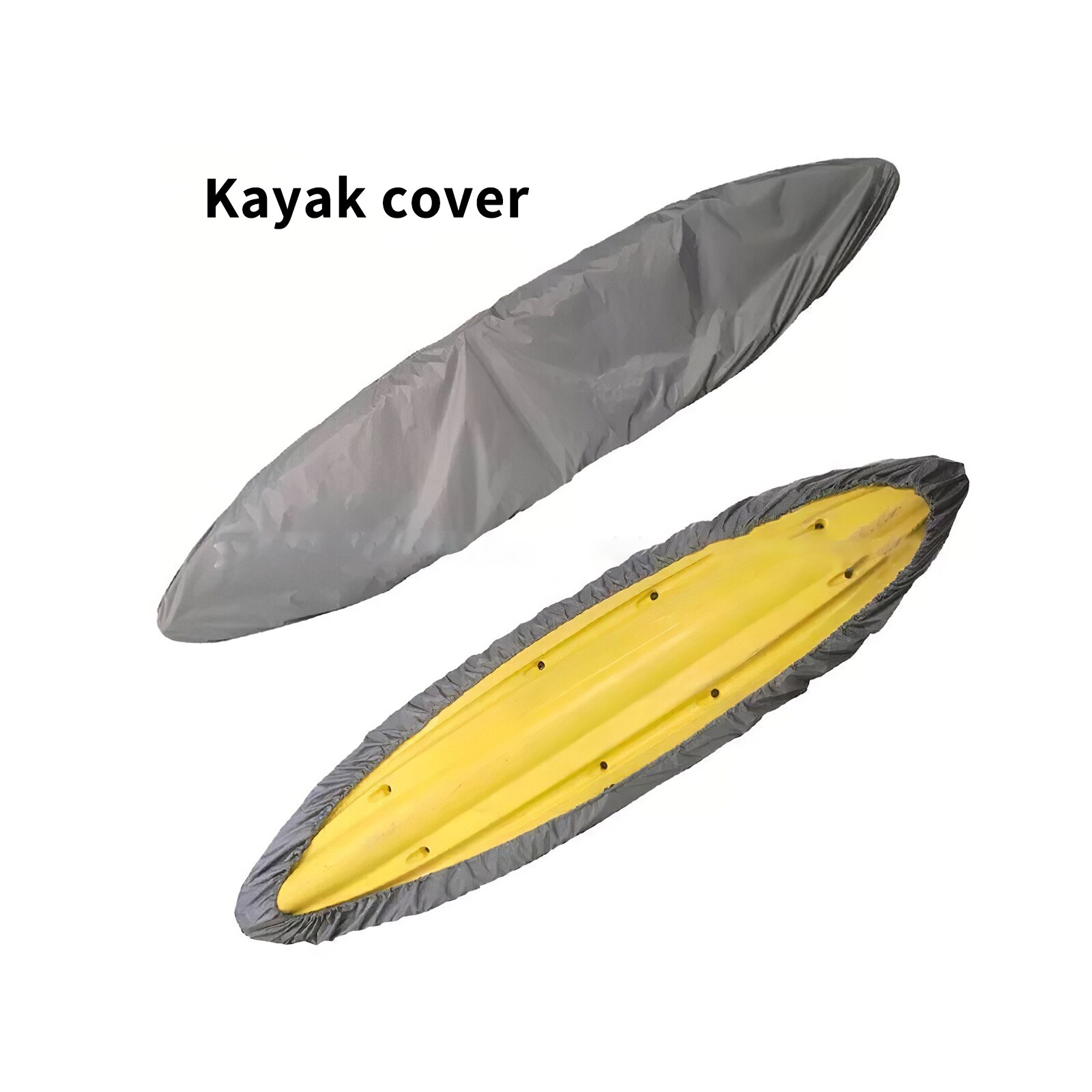 Kayak Cover Waterproof Kayak Boat Resistant UV Dustproof Canoe Storage Boat Accessories Swimming Pool Boat