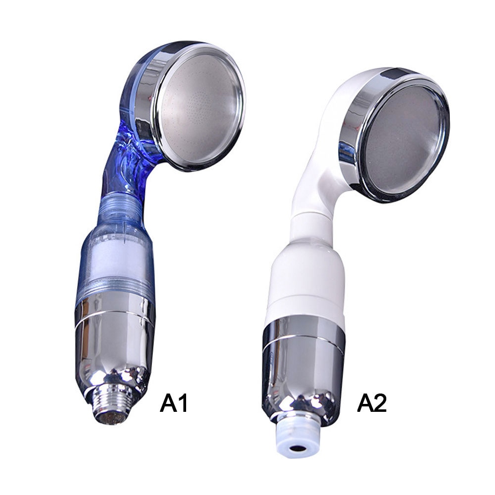 3 Modes Bath Shower Adjustable Jetting Shower Head High Pressure Saving Water Bathroom Anion Filter Shower Head