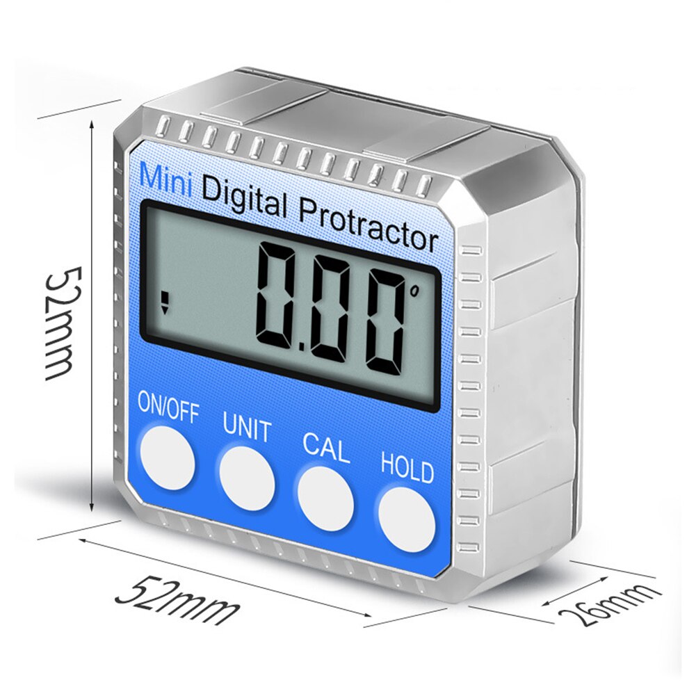 360° Mini Digital Protractor High-precision Electronic Goniometer Inclinometer Level Measuring Angle Angle Tilt