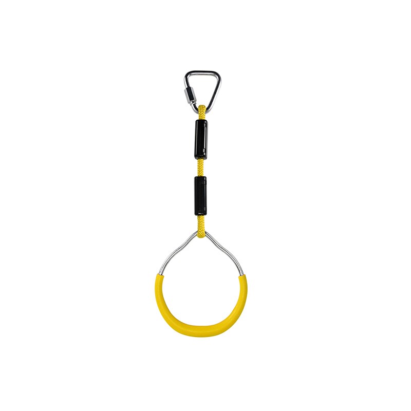 Kinderen Klimmen Ring Verstelbare Duurzaam Stevige Zware 120 Kg Maximale Belasting Comfortabele Outdoor Mountain Gymnastic Ring: YELLOW