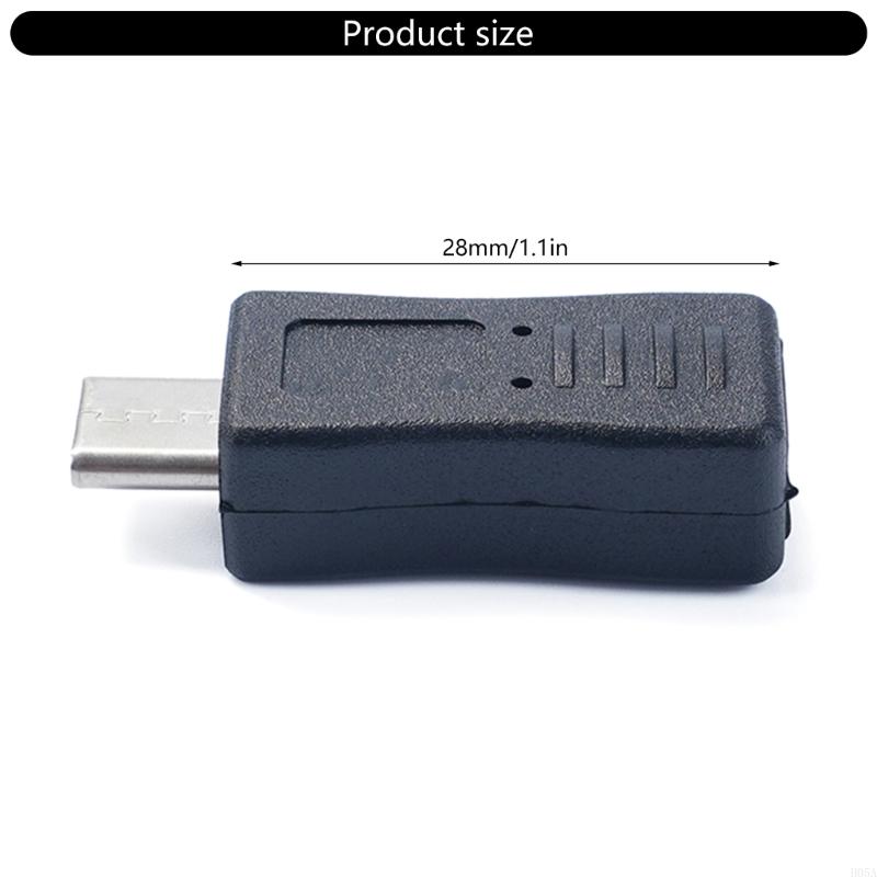 Mini-usb naar usb-converter, mini-usb-vrouwelijk naar type-c-mannelijke adapterconnector