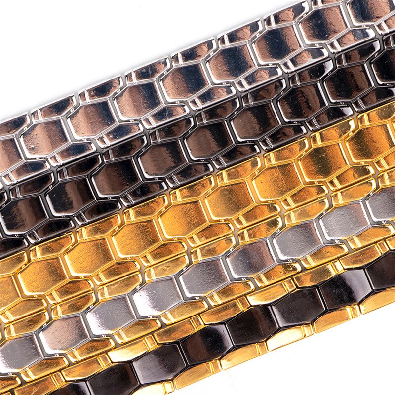 Pulsera magnética saludable para mujeres, brazaletes de magnetita con imanes de terapia de poder, joyería para el cuidado de la salud, inoxidable