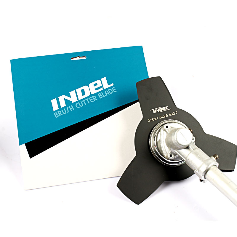 INDEL Bosmaaier Mes 10 "x 3 Tanden Koolstofstaal Grasmaaier Accessoires Tuin Gereedschap Trimmer Onderdelen Gereedschap