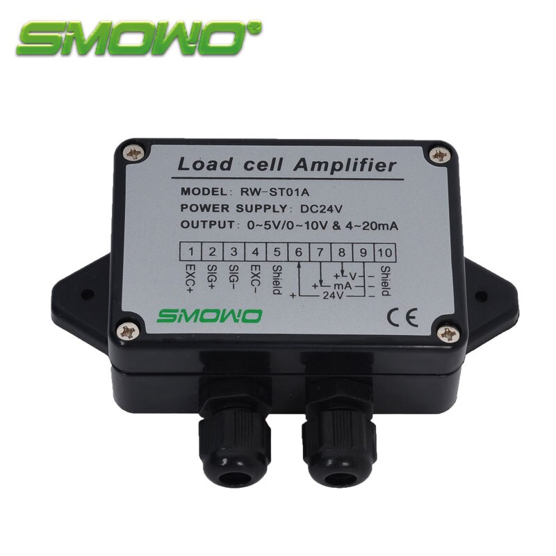RW-ST01A Load cell / Strain Gauge Amplifier, Dual signal output(0-5V/10V&4-20mA)