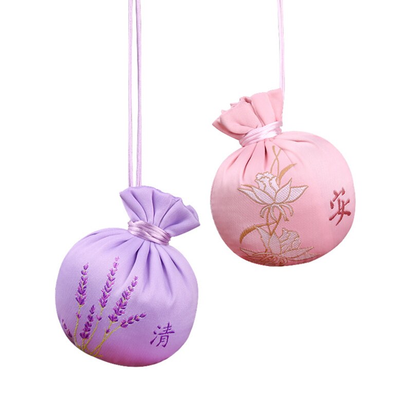 Sac en brocart traditionnel chinois, sac vide, prière pour la paix, sac à emporter, pendentif, sac brodé pour voiture