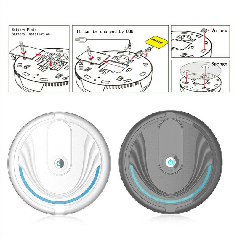 Smart Robot Vacuum Cleaner Auto Floor Cleaning Sweeping Household Mini Cleaner JA55