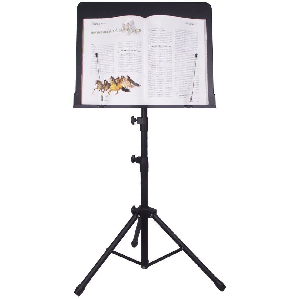 GLEAM Sheet Music Stand Metal with Carrying Bag