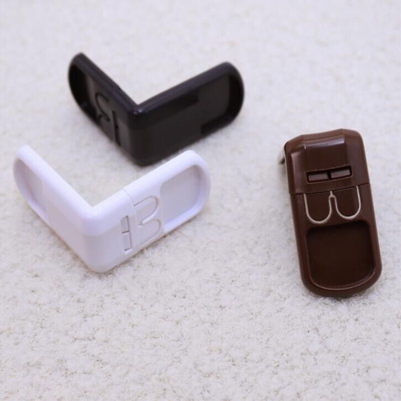 4Pcs Baby Child Safety Lock Door Buckle Drawer Cabinets Anti Pinch Hand Protect