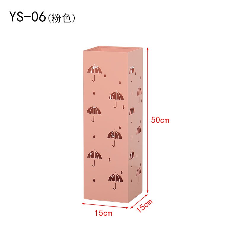 Soporte de suelo para paraguas, mueble para balcón, vestíbulo, oficina, restaurante, cafetería: pink