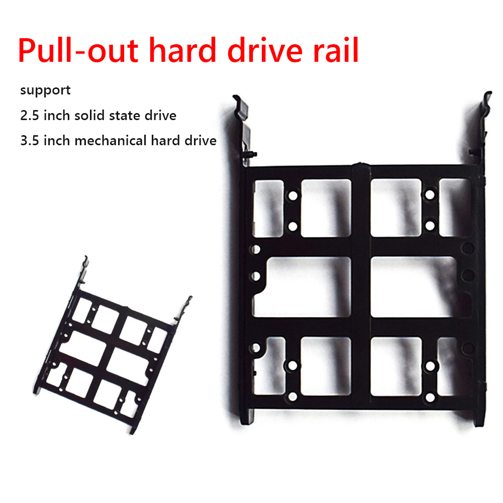 Plastic HDD SSD Mounting Adapter Bracket for 2.5 inch/3.5 inch PC Hard Drive Enclosure Tray Holder Dual Desktop Internal Adapter