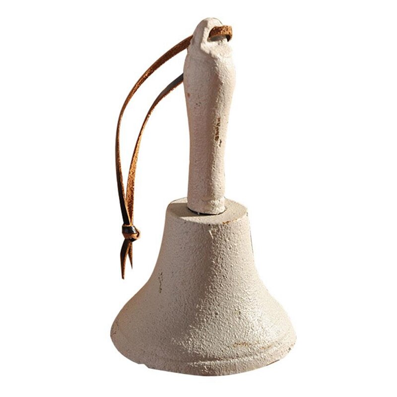 Sonnettes de noël en fonte chaude pays américain rétro carillons de vent en fer forgé sonnette pendable pour barre de Restaurant
