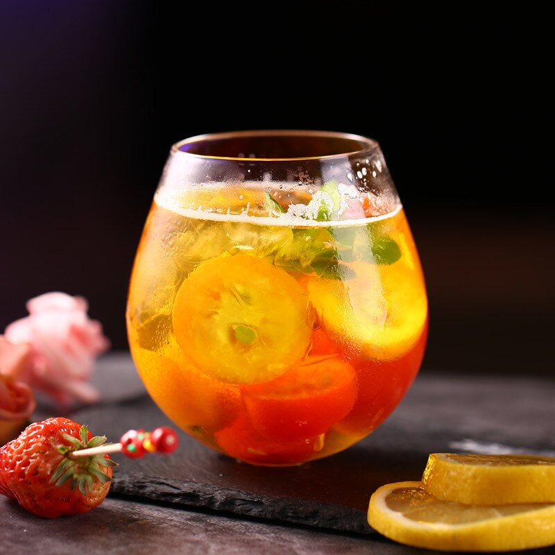 Ins restaurant tumbler cocktail vinglass chic drinker kopp nord-europa gjennomsiktig øl whisky bar personlighet eggekopp