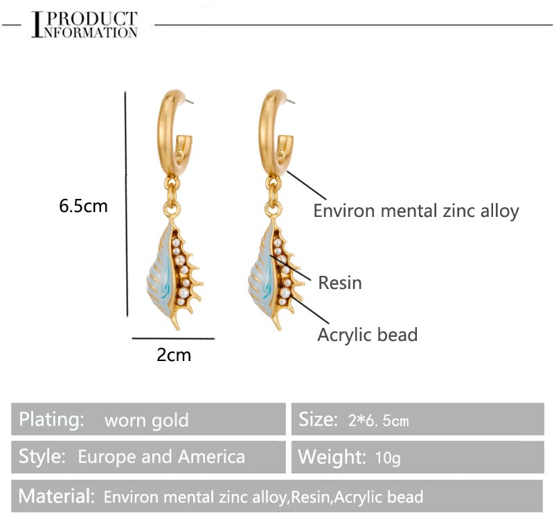 Fan Metal Earrings for Women Jewelry dangle Earrings Bohemia White/Golden fans Earring: MSE-2021091403