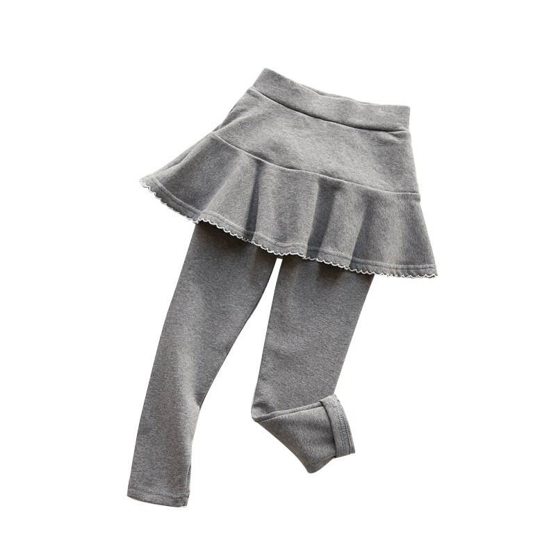 2022 Baby Girls Leggings Cotton Princess Skirt-pants Spring Autumn Children Slim Skirt Trousers for 2-7 Years Kids Clothes