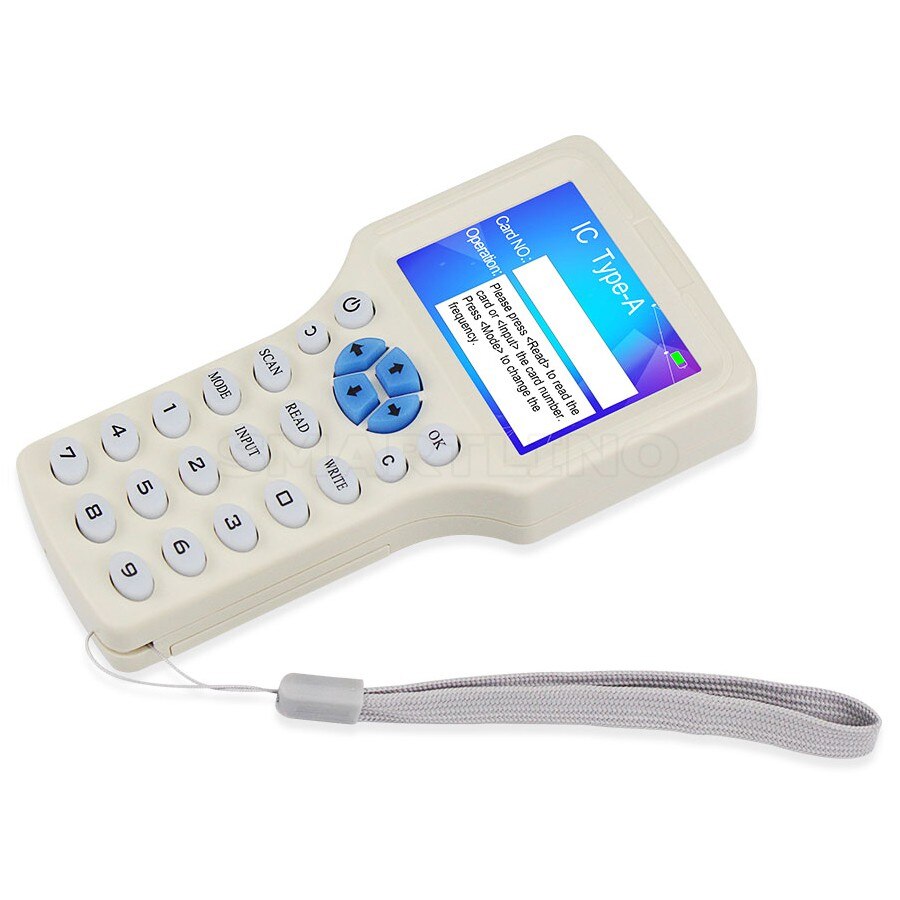 IC ID NFC Card Tag Reader 125KHZ 13.56MHZ RFID Copier 10 Frequency USB Programmer Keyfobs Cards Reader UID Decoder