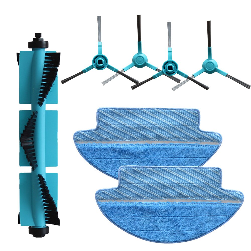 Piezas de repuesto para Cecotec Conga 3090 series, cepillo rodillo, cepillo lateral, filtro hepa, filtro de tanque de agua, piezas de limpiador al vacío, almohadilla para mopa, accesorios de tela: 6