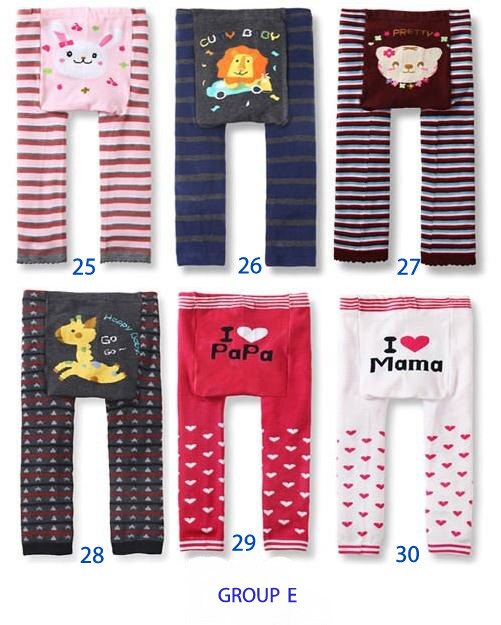 18 stuks/partij Busha Leggings Peuter PP Broek Baby Boy Meisje Broek Katoen: Group E