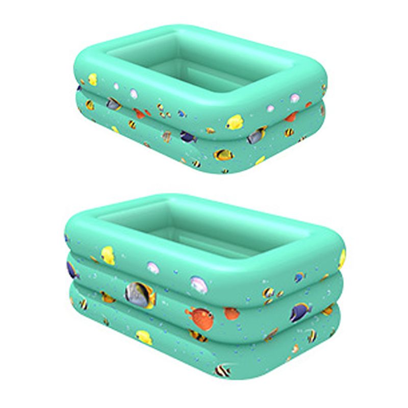 Summer Inflatable Swimming Pool Backyard Inflated Bathtub Garden Kid Bathing Tub Q1FE