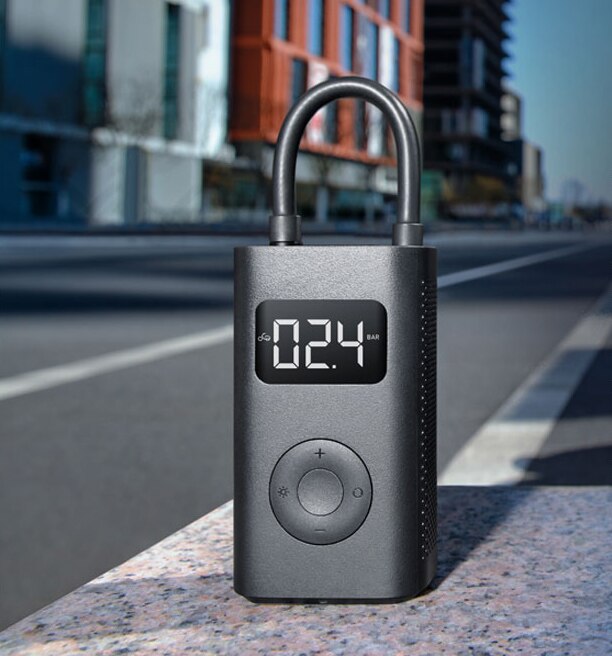 Xiaomi mijia slimme elektrische pomp digitale bandenspanningsdetectie voor basketbal, fiets, motorfiets en voertuig