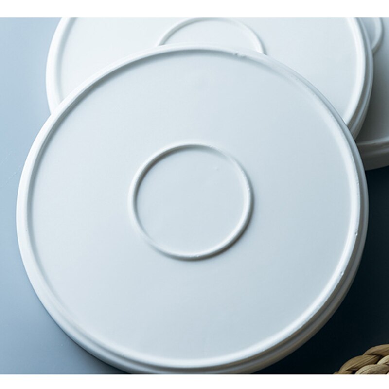 Green Ceramic Embossed Dinner Plate 26.8cm