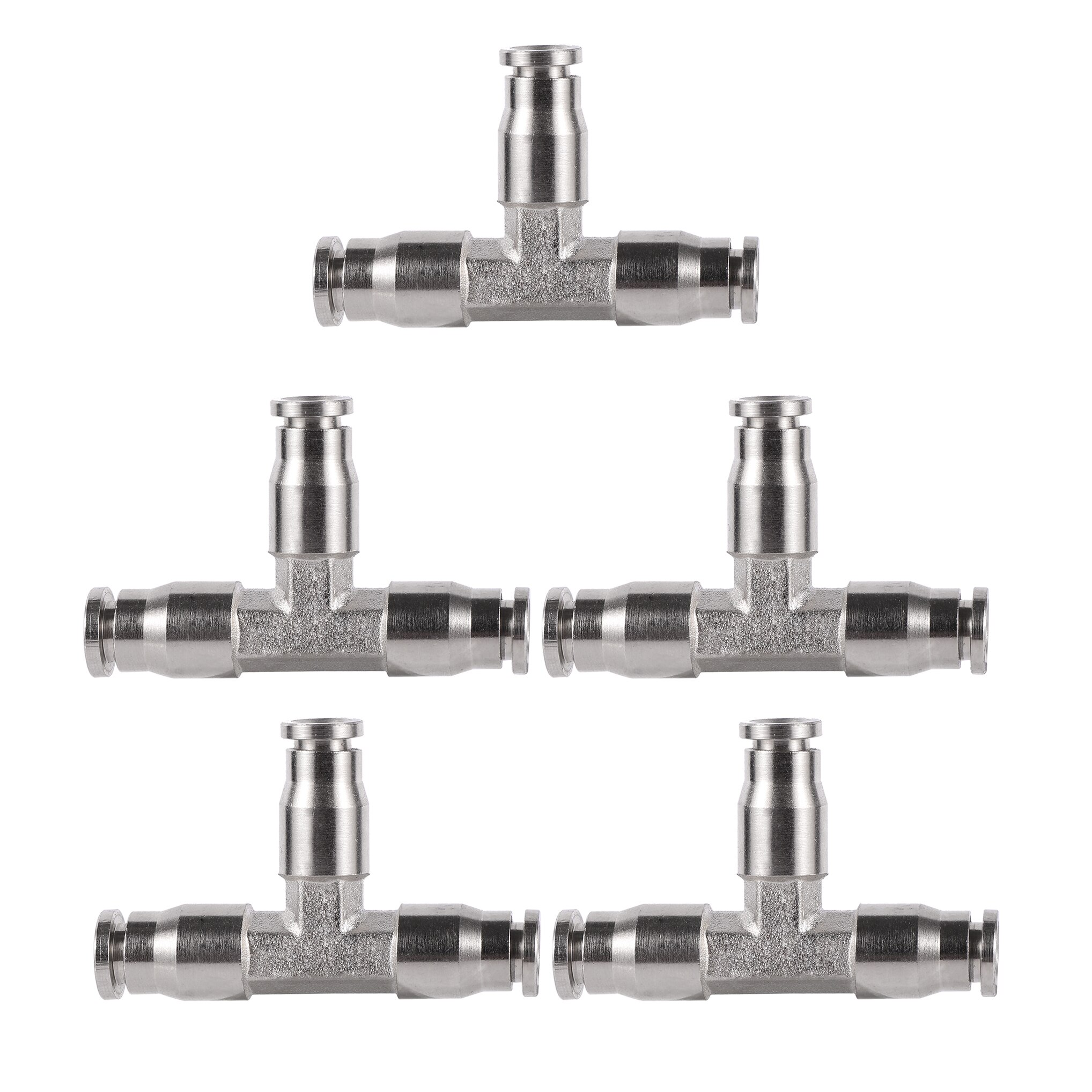 1/4 "Pijp Slip Lock Connector Vernikkeld Koper Snelkoppeling Hoge Druk Verneveling Irrigatie Od 6.35Mm Buis Mondstuk fitting