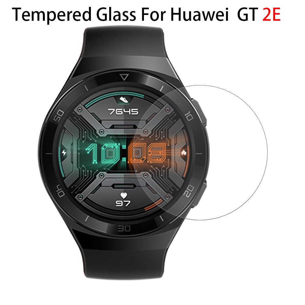 Voor Huawei Horloge GT2e 46 Mm Hd Helder Gehard Glas Ultra-Dunne 9H 2.5D Premium Screen Protector Film voor Huawei Horloge Gt 2e 46 Mm