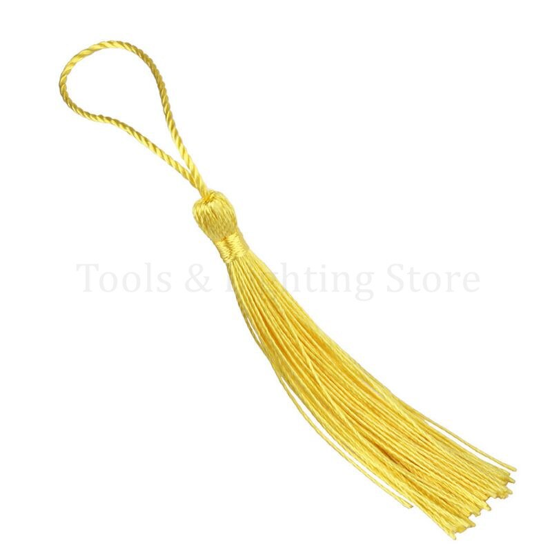 Boeddha kralen decoratie polyester kwasten met ophangring zijden naaigarnituur decoratieve sleutel kwasten voor hanger thuis: J